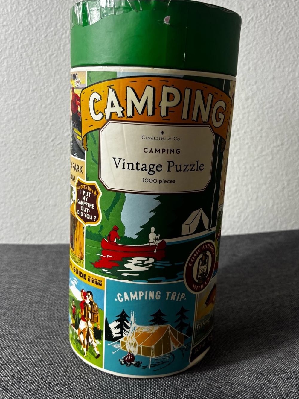 Cavallini & Co Camping Vintage Puzzle 1000 Piece